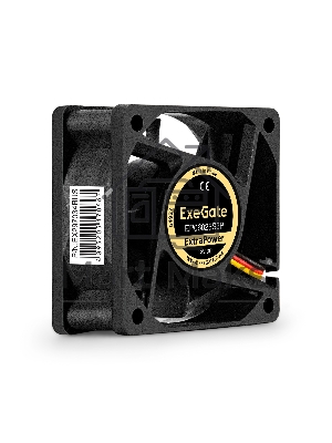 Вентилятор для корпуса ExeGate ExtraPower EP06025S3P черный, 60 мм, 4500 об/мин, 31 дБ, 3 pin