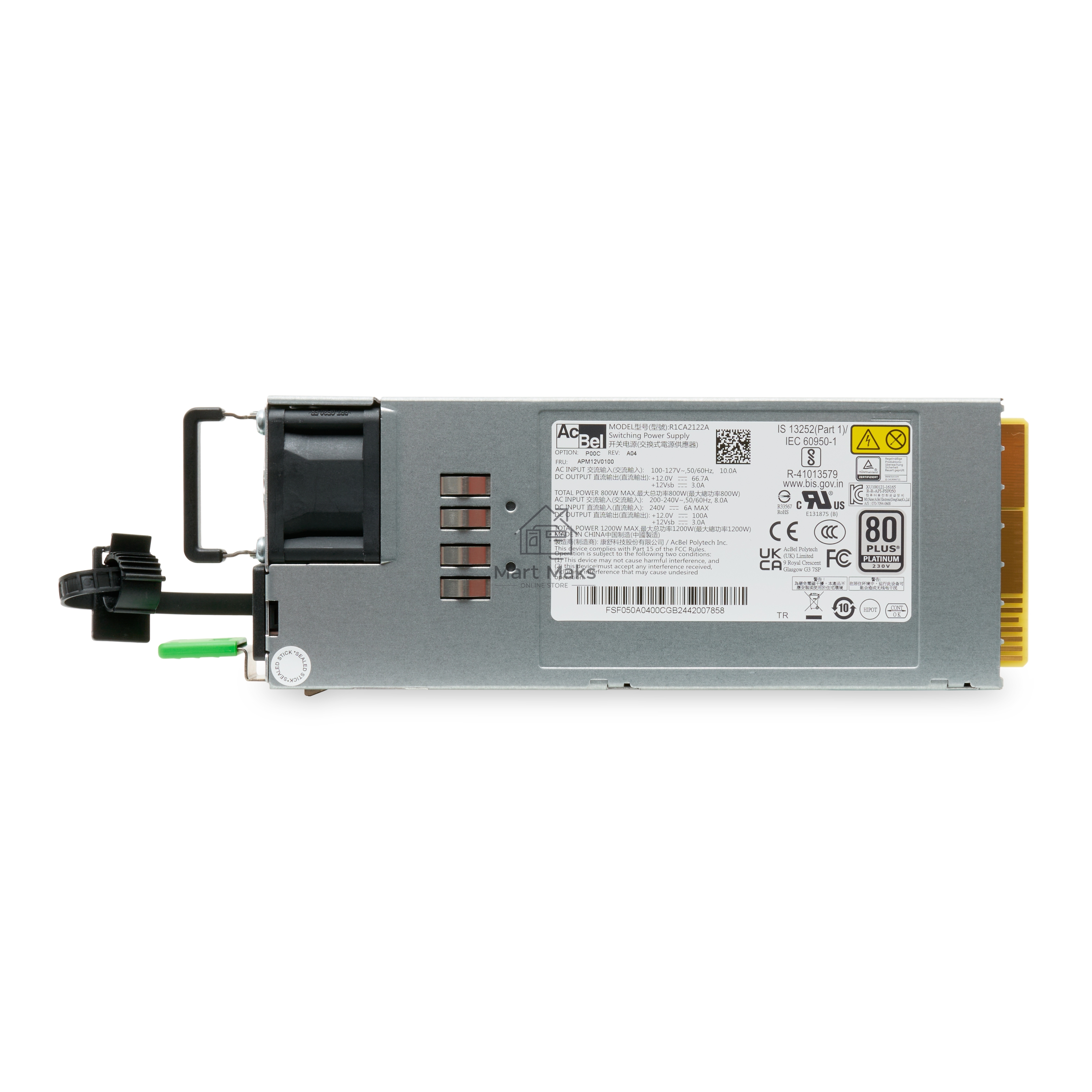 Серверный корпус Ablecom 2U CS-R29-05P; E-ATX, ATX, Micro-ATX, Mini-ITX MBs; 12 x 3.5'' hs; 1200W CRPS(1+1); no rails