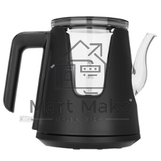 Чайник электрический BQ KT0046DW черный, 2200 Вт, 1л