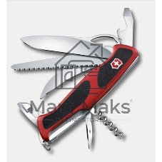 Нож перочинный Victorinox RangerGrip 57 Hunter (0.9583.MC) 130мм 13функций красный/черный карт.коробка