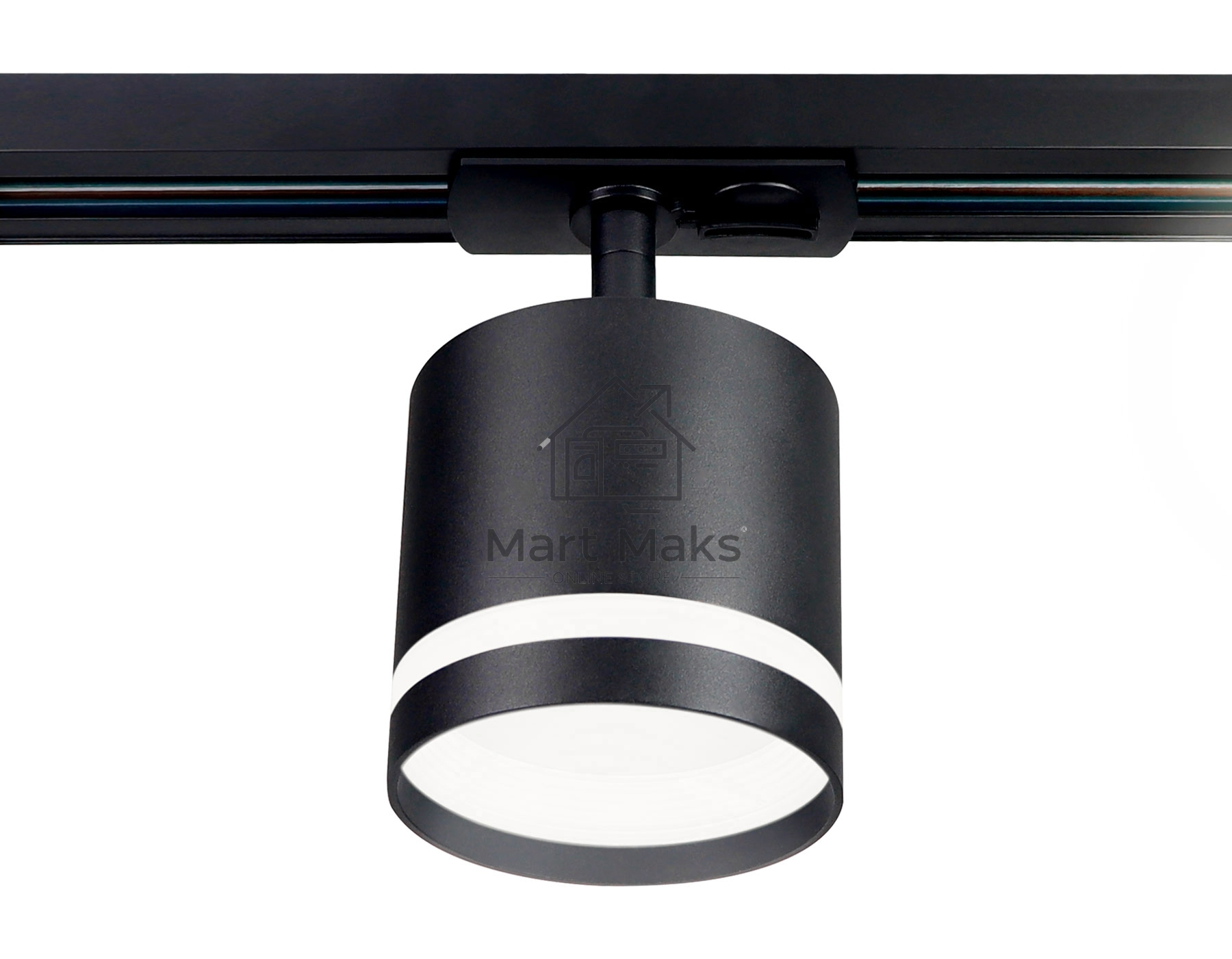 Трековый однофазный светильник Ambrella light GL5372 BK черный GX53 max 12W