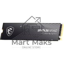 Накопитель SSD PCIE 5.0 NVME M.2 1Tb SPATIUM M560 1Tb MSI