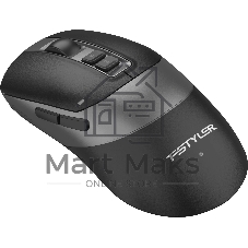 Мышь A4Tech Fstyler FB50CS Plus черный оптическая 3200dpi silent беспров. BT/Radio USB 7but