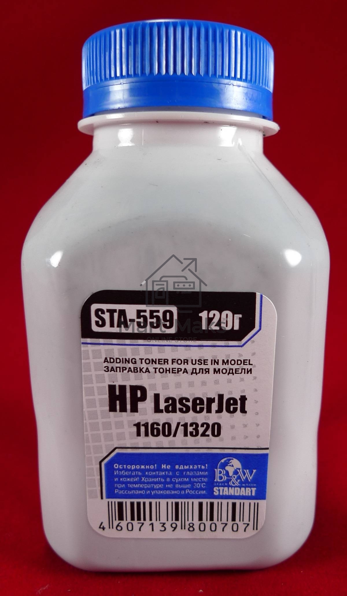 Тонер HP LJ 1160/1320 (фл.120г.) B&W Standart фас России