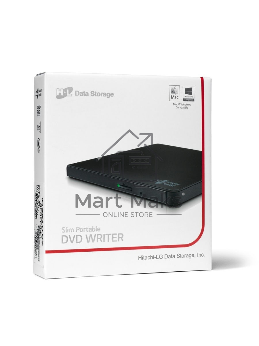 Оптический привод внешний DVD-RW LG GP57EB40 черный USB slim RTL