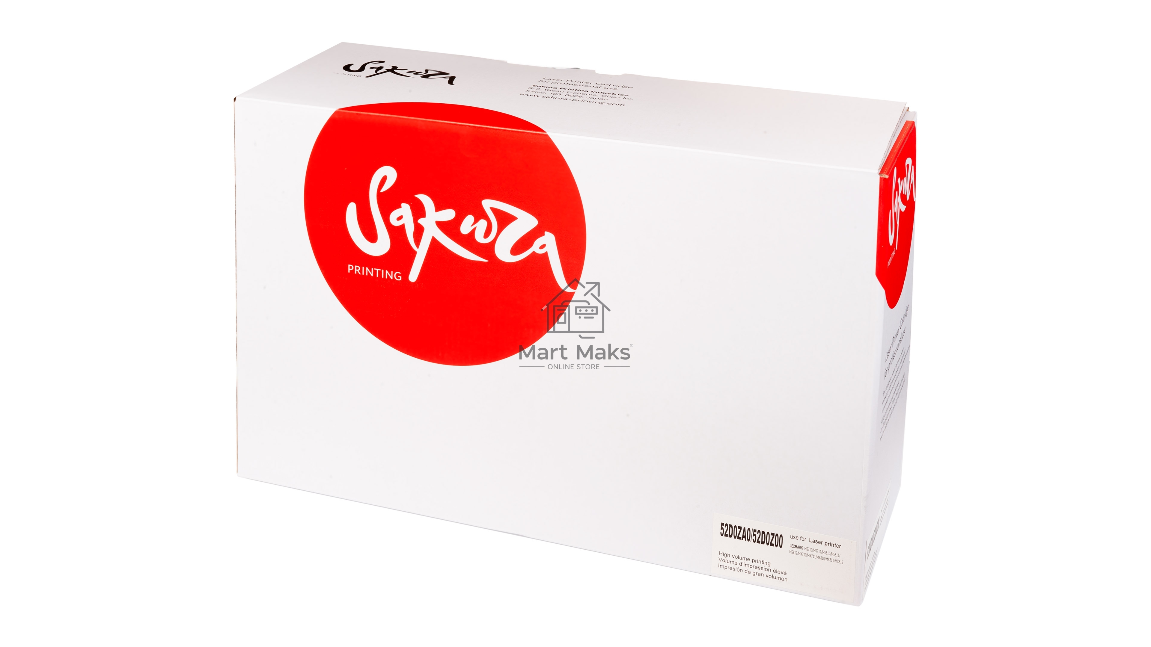 Фотобарабан Sakura 52D0ZA0/52D0Z00 для Lexmark MS811dtn, MS810dtn, MS812dn, MS812de, MS811n, MS710dn, MS810n, MS811dn, MS817dn, MS812dtn, MS711dn, MS810de, MS818dn, MX810dxfe, MX811dfe, MX810dxme, MX810dxpe, MX812dxpe, MX810dpe, MX812dxfe, MX810dfe, MX812