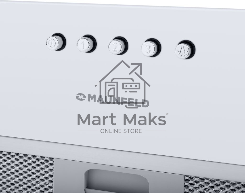 Вытяжка встраиваемая Maunfeld Crosby Power 50 белый, 50 см, 1050 куб. м/ч, 51.8 дБ
