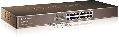 Сетевой коммутатор TP-Link SMB TL-SF1016 Коммутатор 16-port 10/100M Desktop Switch, 16 10/100M RJ45 ports, Plastic case