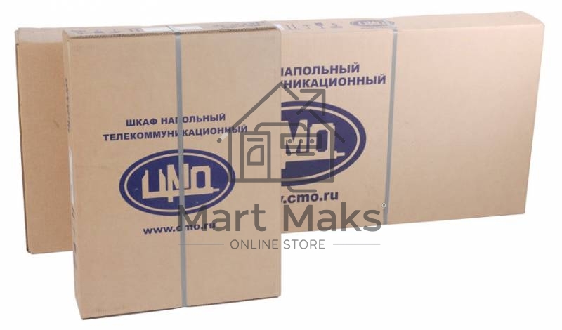 Шкаф телеком. напольный 18U (600x600) дверь перфорированная (ШТК-М-18.6.6-4ААА) (2 коробки)