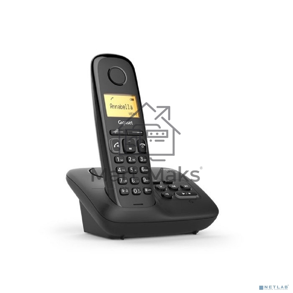 Радиотелефон Dect Gigaset A270A AM RUS черный автооветчик АОН