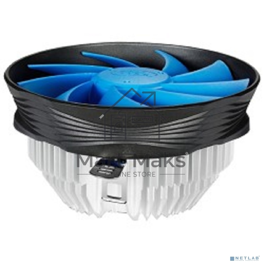 Кулер для процессора DEEPCOOL GAMMA ARCHER синий, 120 мм, алюминий, 1600 об/мин, 26.1 дБ, 3 pin, 95 Вт, 65.5 мм