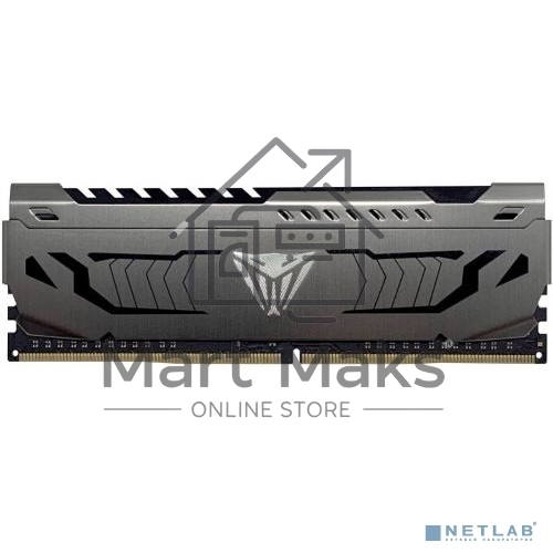 Оперативная память Patriot Viper Steel, DDR4, 32GB (1x32 GB), 3200 MHz, CL16, DIMM, радиатор, черный