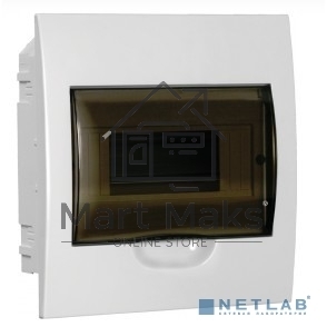 Бокс ЩРВ-П-8 мод. встраив. пластик IP41 GENERICA IEK MKP12-V-08-41-G