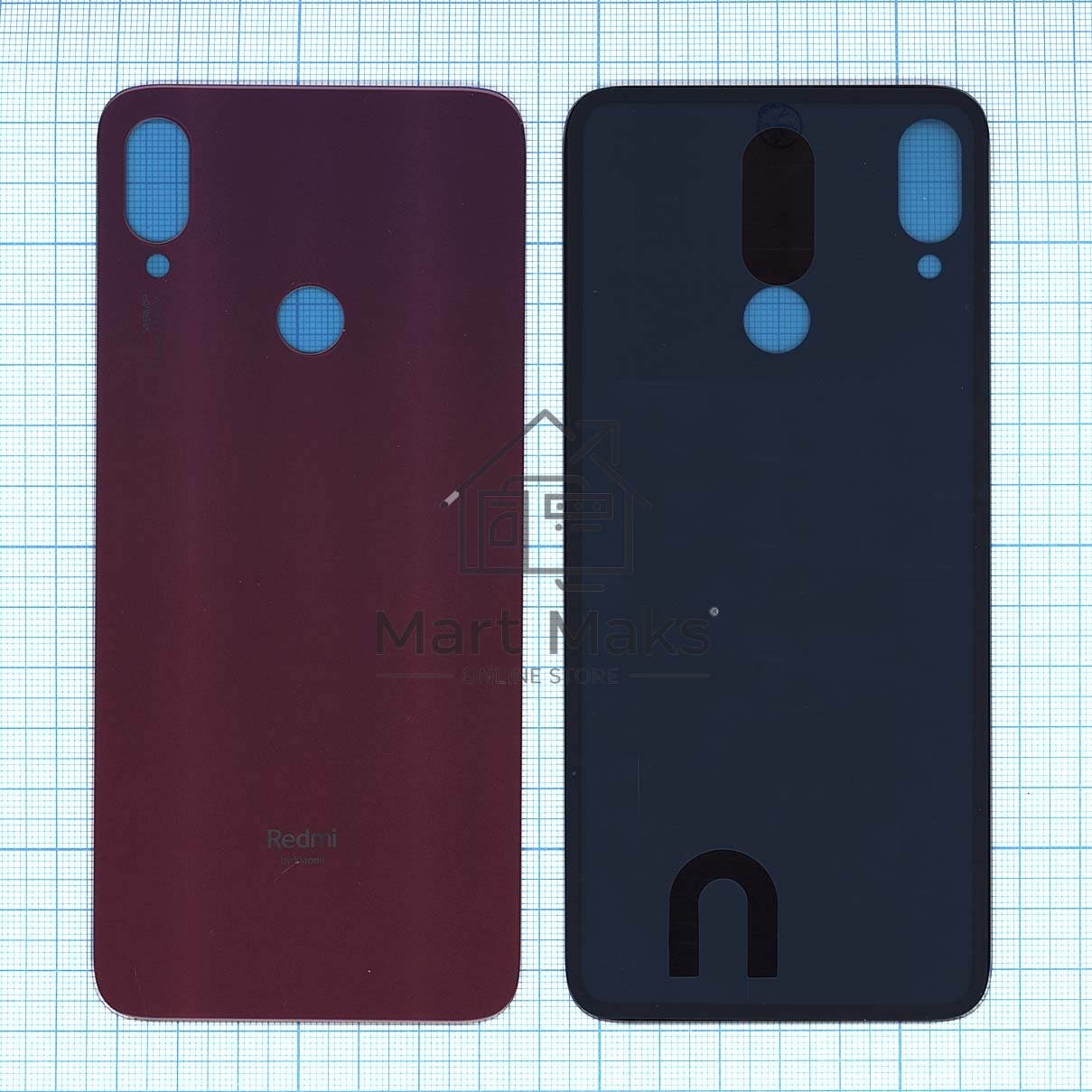 Задняя крышка для Xiaomi Redmi Note 7 Pro красная