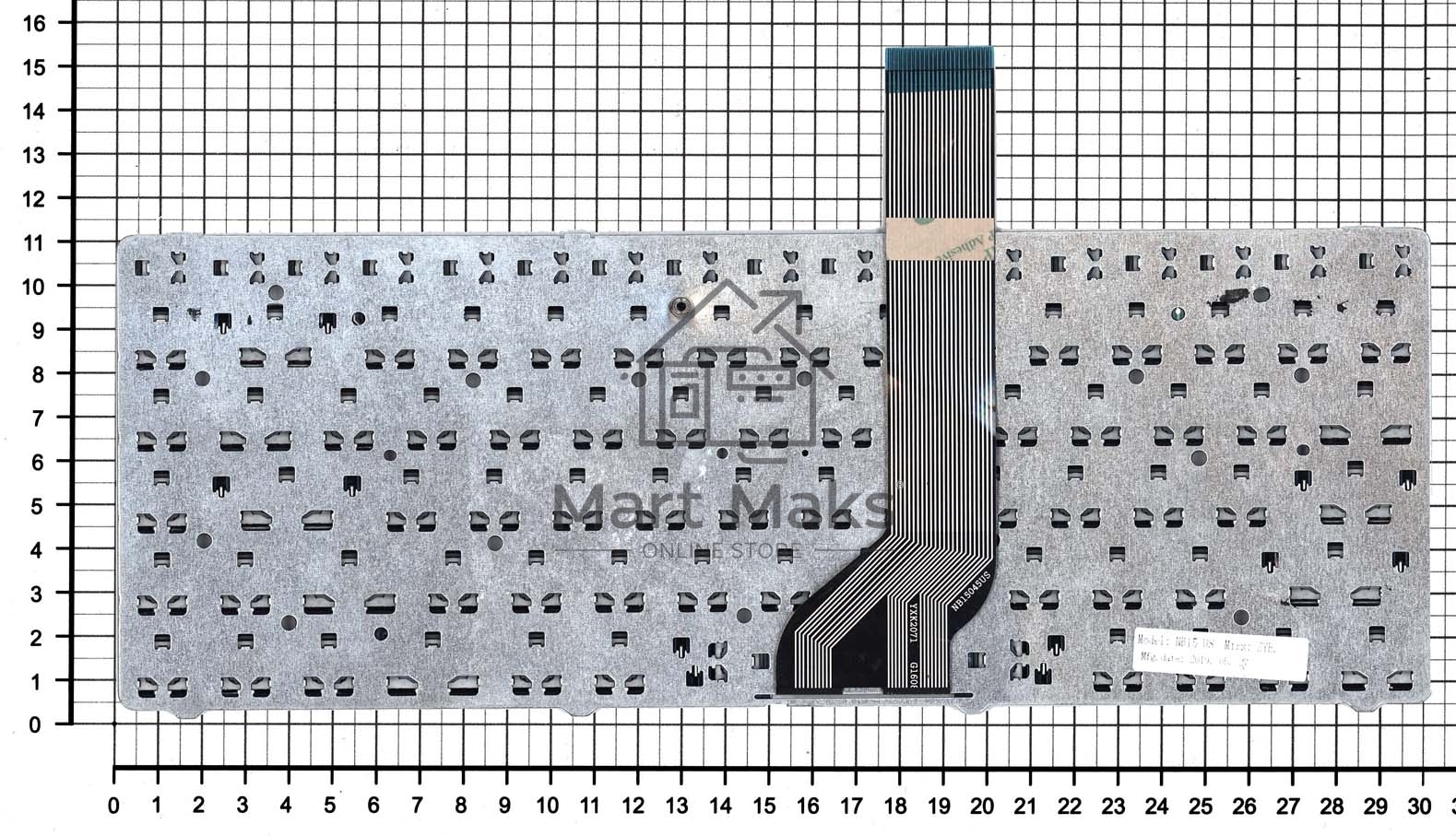 Клавиатура для ноутбука Asus K45A K45DE K45V K45V черная без рамки