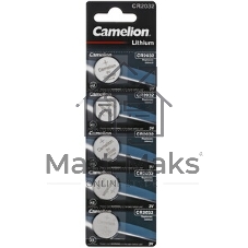 Батарейка литиевая Camelion CR2032 BL-1 (CR2032-BP1, 3V)
