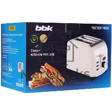 Тостер BBK TR76 кремовый, 800 Вт, 2 слота