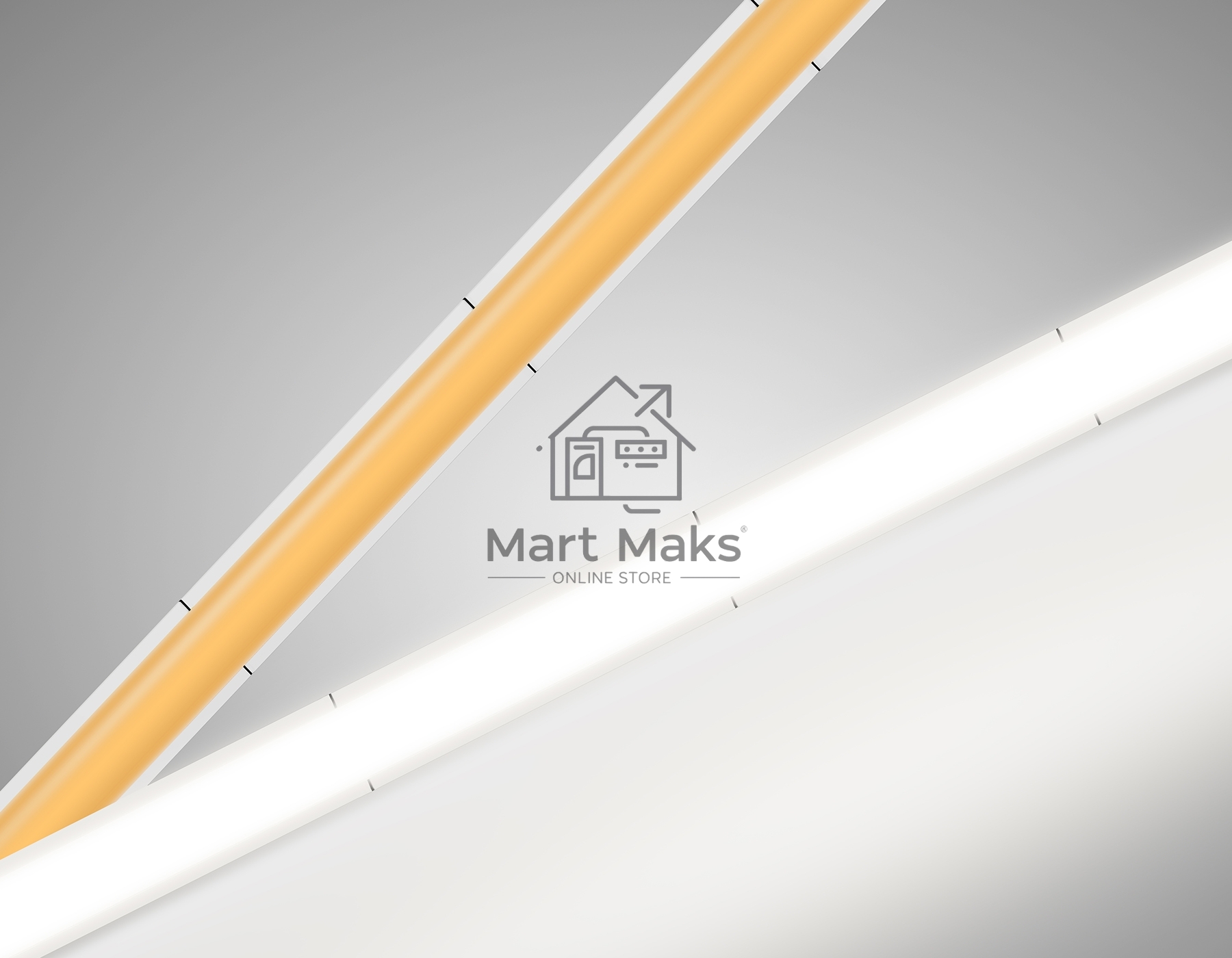 Светодиодная лента Ambrella light GS4612 COB 400Led/10W m/ 24V IP20 4500K/ 5m*5mm*2.1mm (2 конт.)