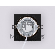 Светильник Ambrella light TN52340 SBK/SGD черный песок/золото песок GX53 max 12W 115*115*25