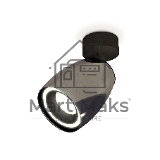Комплект поворотного светильника Ambrella light XM1123003 DCH/SBK черный хром/черный песок MR16 GU5.3 (A2210, C1123, N7111)