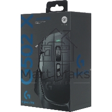 Мышь беспроводная Logitech G502 X LIGHTSPEED черный, 25600 dpi, радиоканал, USB, кнопки - 13