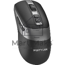 Мышь A4Tech Fstyler FB50CS Plus черный оптическая 3200dpi silent беспров. BT/Radio USB 7but