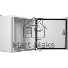 Шкаф электротехнический настенный Elbox EMW, IP66, 400х400х150 мм (ВхШхГ), дверь: металл, металл, серый