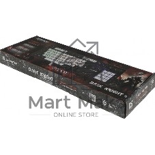 Клавиатура проводная Defender Dark Knight R GK-077, USB, черный/белый
