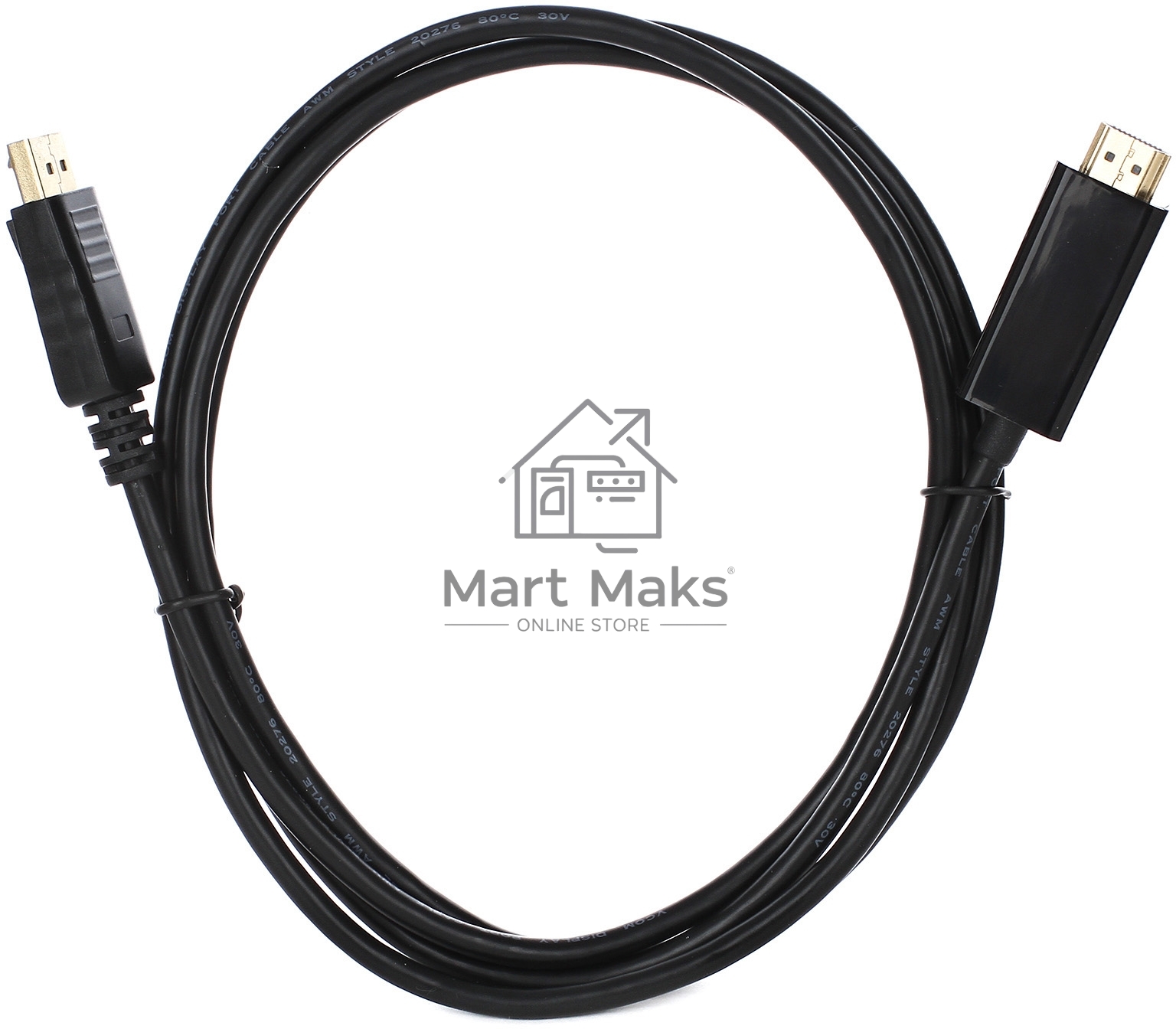 Переходник VCOM CG494-B Кабель-переходник DisplayPort M-> HDMI M 1.8m