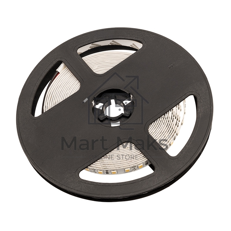 Лента LED 12 В, 8 мм, IP23, SMD 2835, 120 LED/m, 12 V, цвет свечения теплый белый (3000 K)