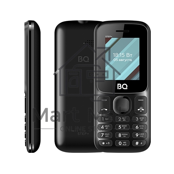 Мобильный телефон BQ 1848 Step+ черный/красный