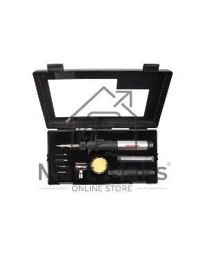 Паяльник Rexant газовый с пьезоподжигом, 17 мл, 11 предметов