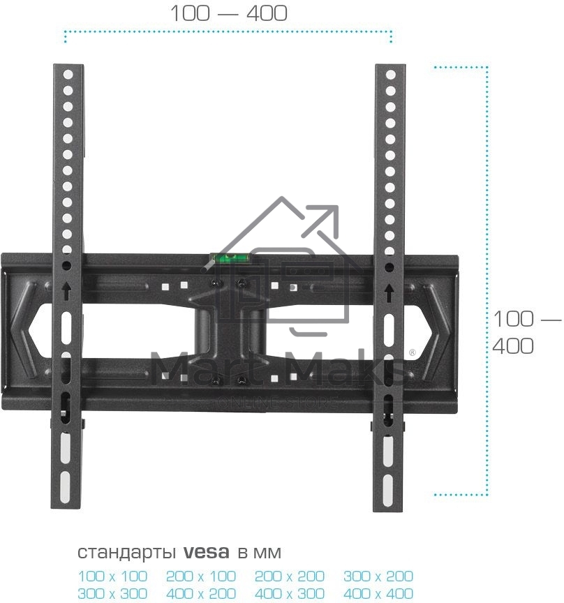 Стойка для телевизора Kromax X-STAND-2 черный 23