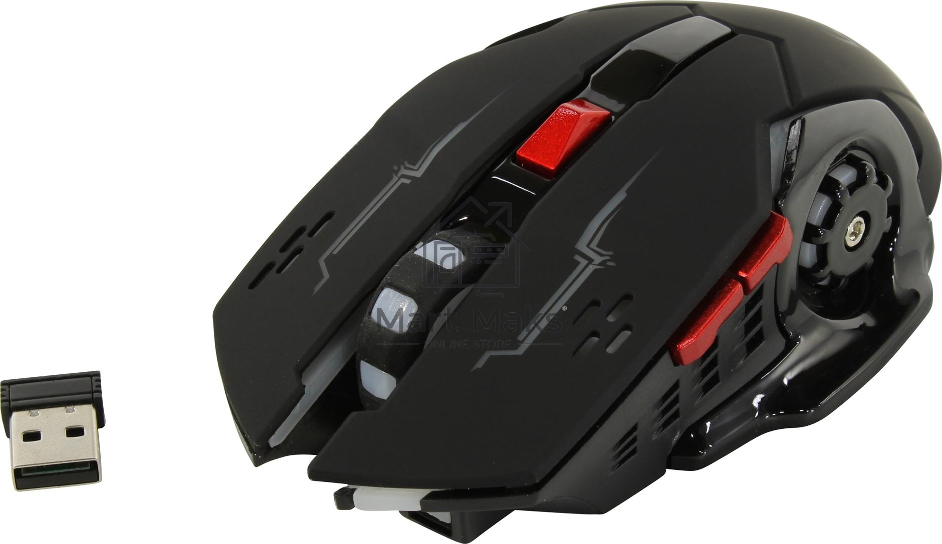 Мышь беспроводная SVEN RX-G930W черный, 2400 dpi, радиоканал, USB, кнопки - 6
