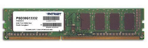 Оперативная память Patriot, DDR3, 8GB (1x8 GB), 1333 MHz, CL9, DIMM