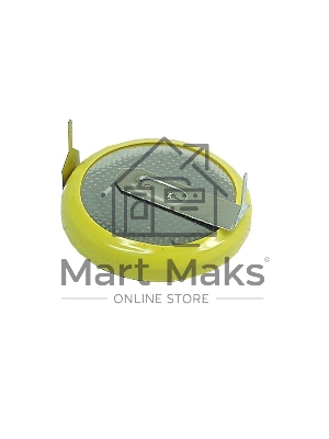 Батарейка CMOS CR2032 под пайку с загнутыми контактами