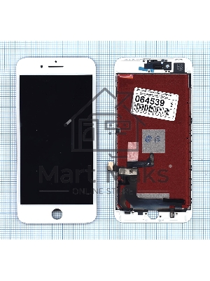 Дисплей для Apple iPhone 8 Plus в сборе с тачскрином (AAA) белый