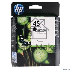 Картридж струйный HP №45 51645AE черный для HP DJ 7xxC/815C/880C/895C/9xxC/112xC/1220/6122/6127 (930 стр.)