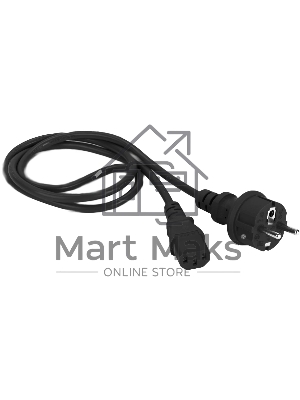 Шнур питания Lanmaster LAN-PP13/SH-10-BK C13-Schuko проводник.:3x0.75мм2 10м 250В 10А черный
