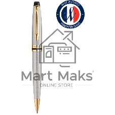 Ручка шариковая Waterman Expert 3 (CWS0952000) Stainless Steel GT M, синие чернила, подарочная коробка