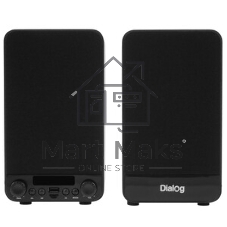 Акустическая система Dialog Jazz AJ-13 BLACK - акустические колонки 2.0, 2*15W RMS, Bluetooth, FM, USB+microSD reader