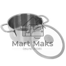 Кастрюля Rondell Modern RDS-1746, 2л, 18см, с крышкой, стальной