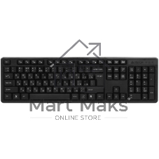 Клавиатура проводная A4Tech KK-3, USB, черный