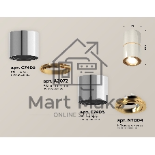 Светильник Ambrella Light XS7405060 PSL/PYG серебро полированное/золото желтое полированное MR16 GU5.3