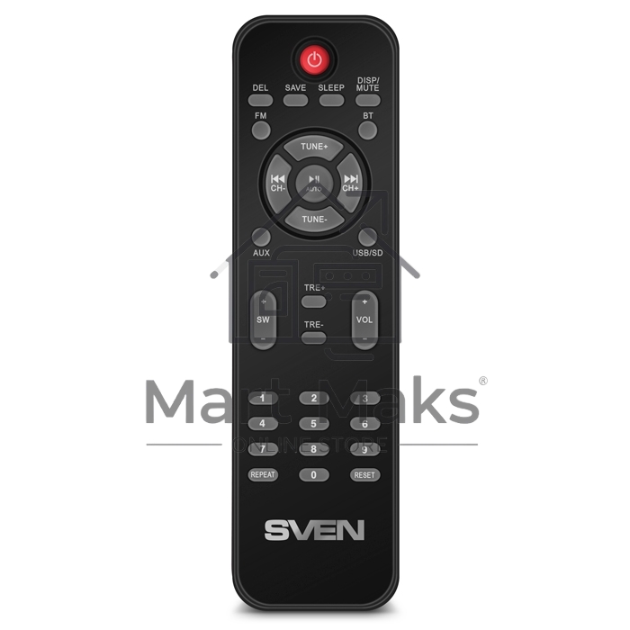 Акустическая система 2.1 SVEN MS-2080 / 70 Watt / ~220V 50Hz / FM-тюнер, USB/ SD, дисплей / BLUETOOTH / ПДУ / Black