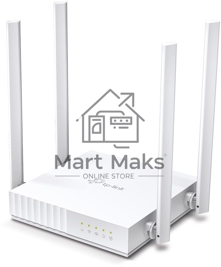 Роутер беспроводной TP-Link Archer C24 AC750 10/100BASE-TX белый