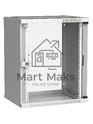 Шкаф монтажный ITK LINEA WE (LWE3-15U64-GF) 15U 600x450мм пер.дв.стекл 50кг серый 400мм 200град. 715мм IP20