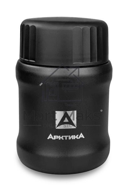 Термос для еды Арктика 311-500 0.5л. черный картонная коробка (311-500/BLACK)