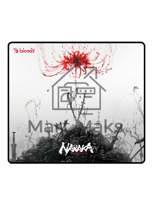 Коврик для мыши A4Tech Bloody BP-45 Naraka белый/рисунок 450x400x3мм