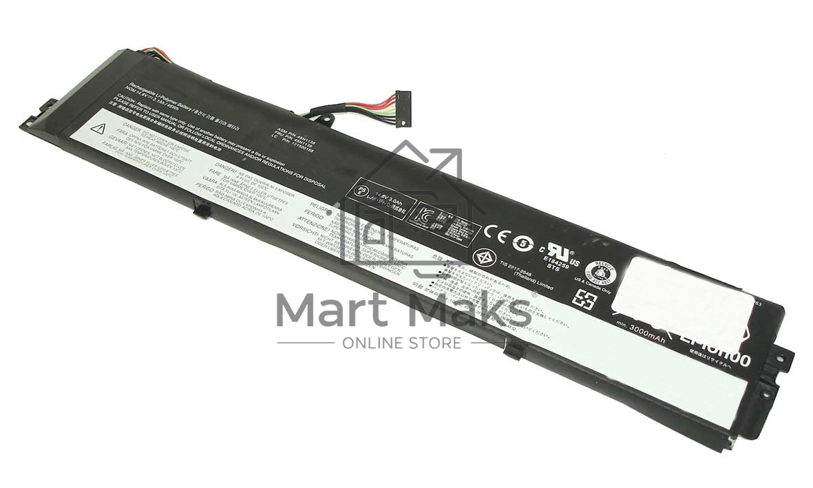 Аккумуляторная батарея для ноутбука Lenovo S431 14.4 V 46Wh черный